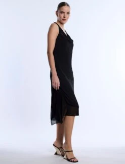 BCBGMAXAZRIA Twist And Drape Combo Dress -BCBGMAXAZRIA Shop 791049 199 3