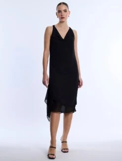 BCBGMAXAZRIA Twist And Drape Combo Dress -BCBGMAXAZRIA Shop 791049 199 4