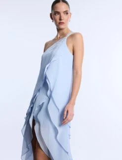 BCBGMAXAZRIA Embellished Sheer Layer Dress -BCBGMAXAZRIA Shop 791072 374 5