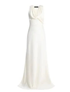 BCBGMAXAZRIA Cowl Neck Halter Gown -BCBGMAXAZRIA Shop 791094 9112 7