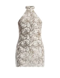 BCBGMAXAZRIA Mock Neck Embellished Mini -BCBGMAXAZRIA Shop 791107 9112 7