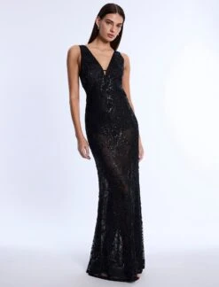 BCBGMAXAZRIA Embellished Cut-Out Gown -BCBGMAXAZRIA Shop 791108 199 1