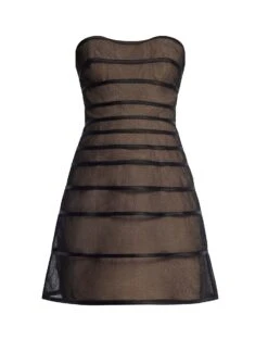 BCBGMAXAZRIA Sheer Volume Strapless Dress -BCBGMAXAZRIA Shop 791120 9218 7 981103fb 99fe 4edc a6b4 043d47955561