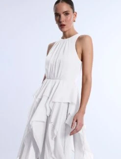 BCBGMAXAZRIA Ruffle Skirt Dress -BCBGMAXAZRIA Shop 79114000 9183 4