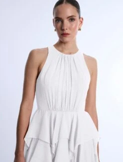 BCBGMAXAZRIA Ruffle Skirt Dress -BCBGMAXAZRIA Shop 79114000 9183 5