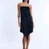 BCBGMAXAZRIA Strapless Drape Dress