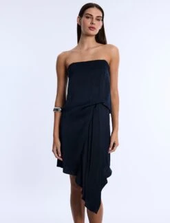 BCBGMAXAZRIA Strapless Drape Dress -BCBGMAXAZRIA Shop 79114015 MID 5