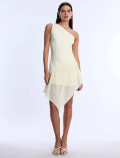 BCBGMAXAZRIA One Shoulder Dress