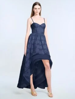 BCBGMAXAZRIA High Low Organza TulleGown 12 BCBGMAXAZRIA High Low Organza TulleGown -BCBGMAXAZRIA Shop 79114137 Navy 0