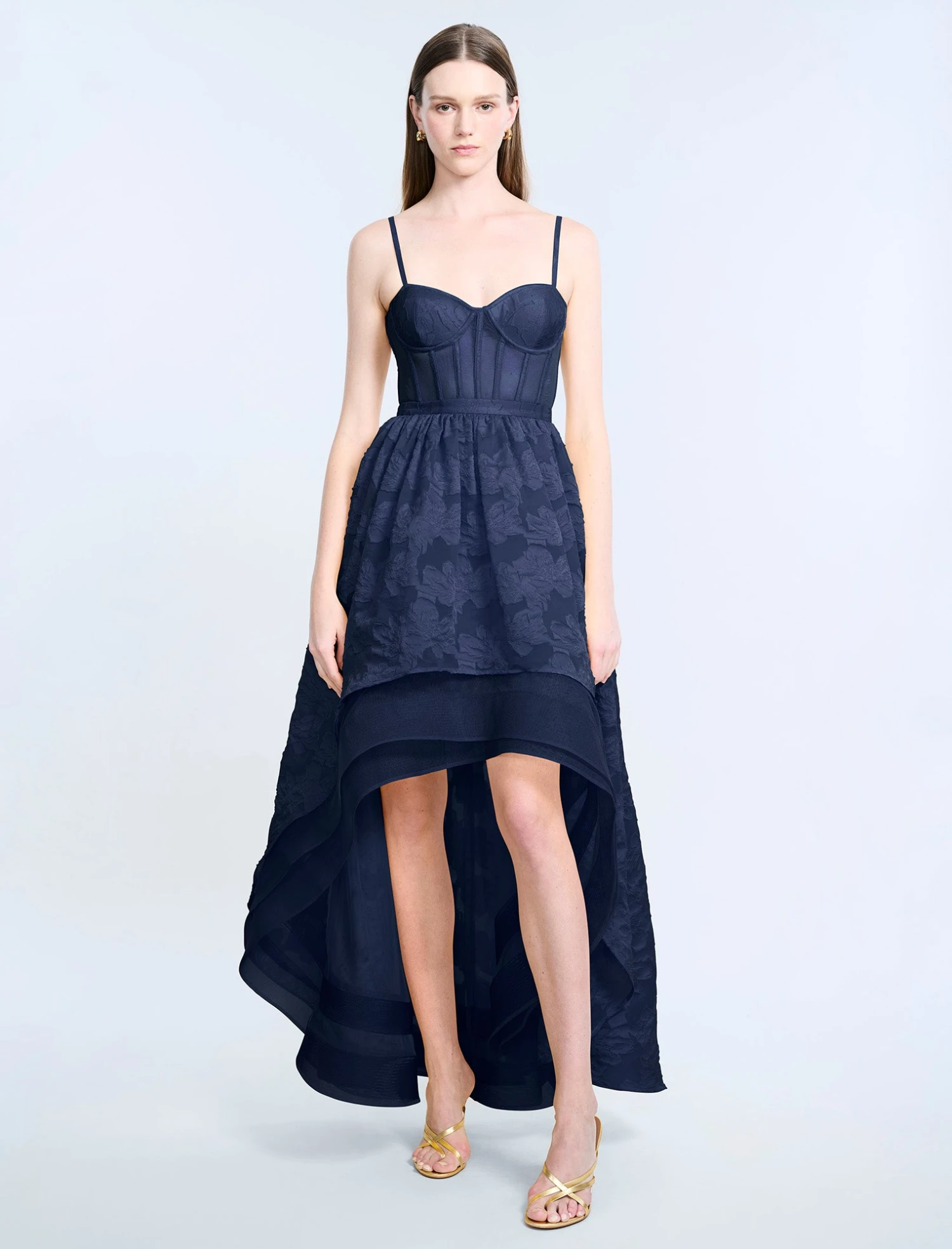 BCBGMAXAZRIA High Low Organza TulleGown 1 BCBGMAXAZRIA High Low Organza TulleGown