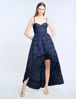 BCBGMAXAZRIA High Low Organza TulleGown 13 BCBGMAXAZRIA High Low Organza TulleGown -BCBGMAXAZRIA Shop 79114137 Navy 4