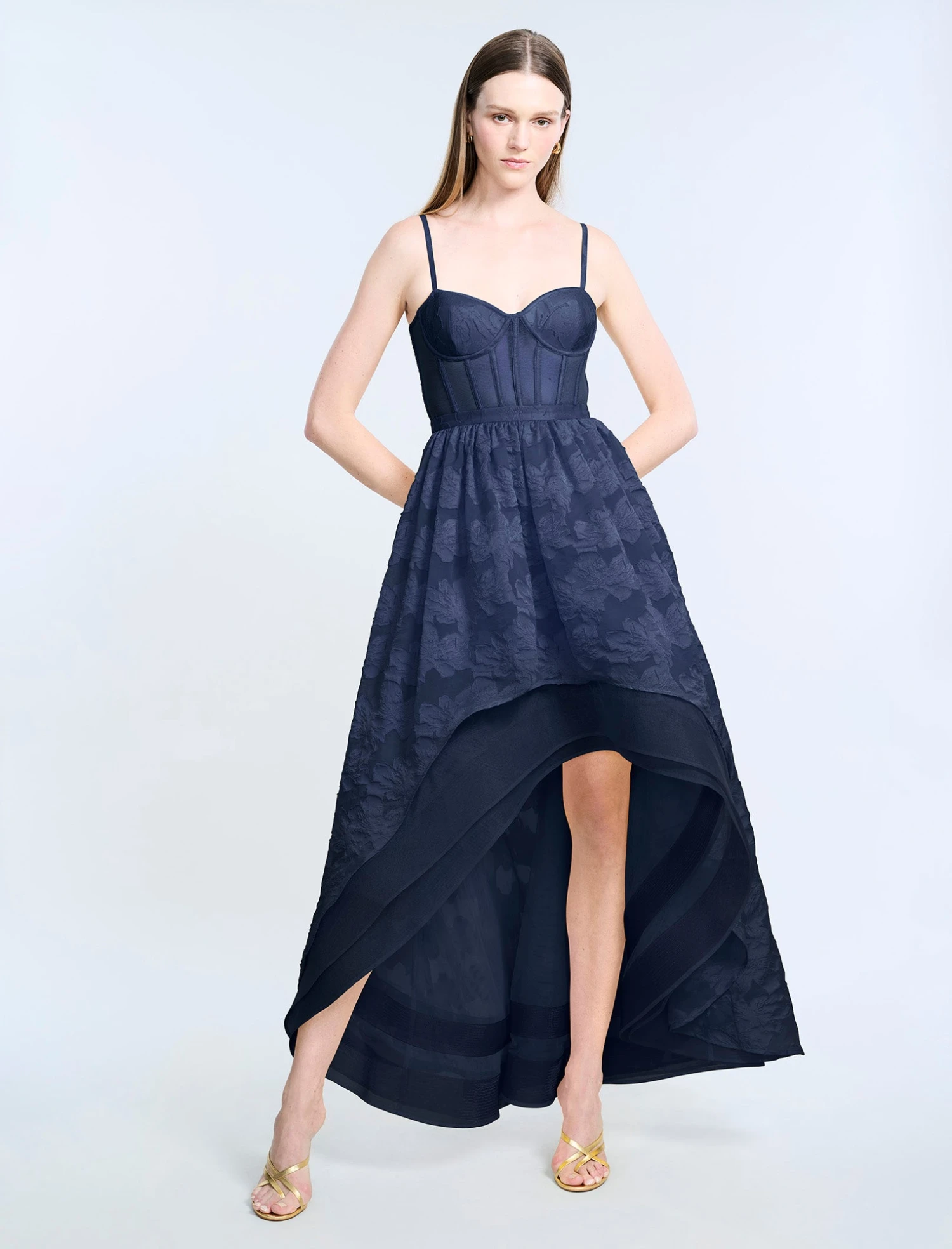 BCBGMAXAZRIA High Low Organza TulleGown 5 BCBGMAXAZRIA High Low Organza TulleGown - Image 5