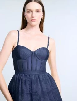BCBGMAXAZRIA High Low Organza TulleGown 14 BCBGMAXAZRIA High Low Organza TulleGown -BCBGMAXAZRIA Shop 79114137 Navy 5