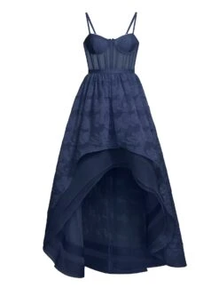 BCBGMAXAZRIA High Low Organza TulleGown 17 BCBGMAXAZRIA High Low Organza TulleGown -BCBGMAXAZRIA Shop 79114137 Navy 7