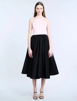 BCBGMAXAZRIA Halter Tea Length Dress -BCBGMAXAZRIA Shop 79114228 9481 1