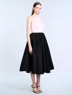 BCBGMAXAZRIA Halter Tea Length Dress -BCBGMAXAZRIA Shop 79114228 9481 2