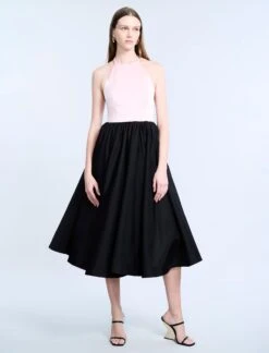 BCBGMAXAZRIA Halter Tea Length Dress -BCBGMAXAZRIA Shop 79114228 9481 4