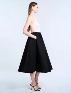 BCBGMAXAZRIA Halter Tea Length Dress -BCBGMAXAZRIA Shop 79114228 9481 5