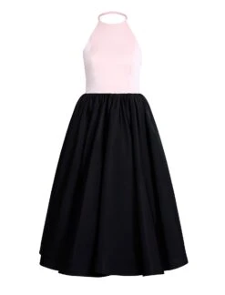 BCBGMAXAZRIA Halter Tea Length Dress -BCBGMAXAZRIA Shop 79114228 9481 7