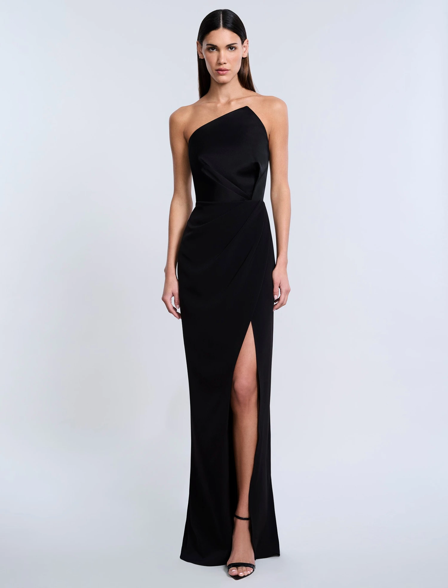 BCBGMAXAZRIA High Draped Slit Gown 6 BCBGMAXAZRIA High Draped Slit Gown - Image 6