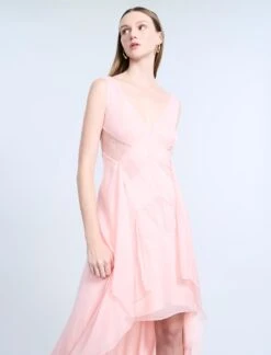 BCBGMAXAZRIA Lace Applique Chiffon Dress -BCBGMAXAZRIA Shop 79114238 9196 5