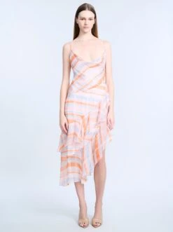 BCBGMAXAZRIA Cowl Neck Ruffle Dress -BCBGMAXAZRIA Shop 79114262 9246 1