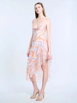 BCBGMAXAZRIA Cowl Neck Ruffle Dress -BCBGMAXAZRIA Shop 79114262 9246 2