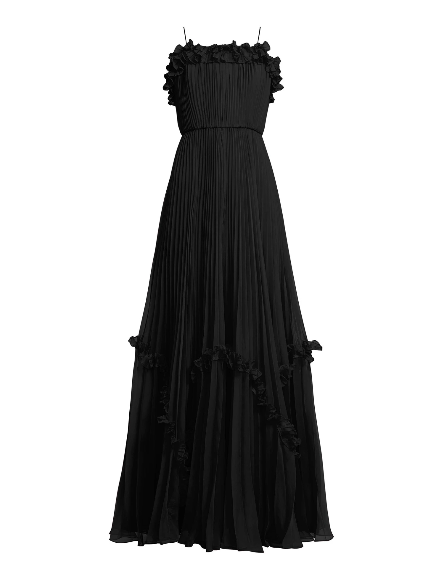 BCBGMAXAZRIA Shirring Ruffle Gown 9 BCBGMAXAZRIA Shirring Ruffle Gown - Image 9
