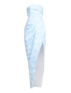 BCBGMAXAZRIA Pleat Bodice Wrap Skirt Gown -BCBGMAXAZRIA Shop 79114289 9249 7