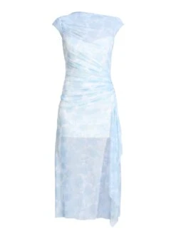 BCBGMAXAZRIA Mesh & Sequin Midi Dress -BCBGMAXAZRIA Shop 79114310 9249 7