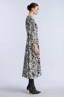 BCBGMAXAZRIA One Sleeve Midi Dress -BCBGMAXAZRIA Shop 79114681 9399 7