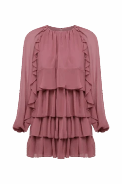 BCBGMAXAZRIA Chiffon Ruffle Mini Dress -BCBGMAXAZRIA Shop 79114688 1 a4a6b00c ba72 4c67 803f 22b1fc936356