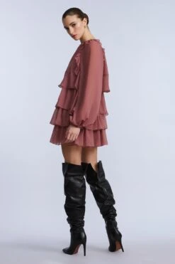 BCBGMAXAZRIA Chiffon Ruffle Mini Dress -BCBGMAXAZRIA Shop 79114688 9380 8