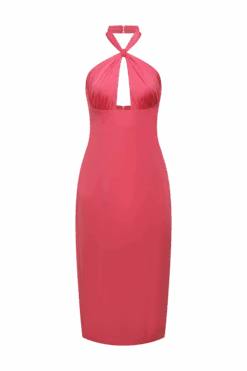 BCBGMAXAZRIA Midi Dress With A Twist -BCBGMAXAZRIA Shop 79114693 1