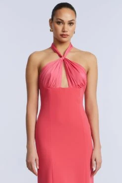 BCBGMAXAZRIA Midi Dress With A Twist -BCBGMAXAZRIA Shop 79114693 9381 4