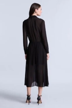 BCBGMAXAZRIA Solid Ruffle Dress -BCBGMAXAZRIA Shop 79114805 199 7