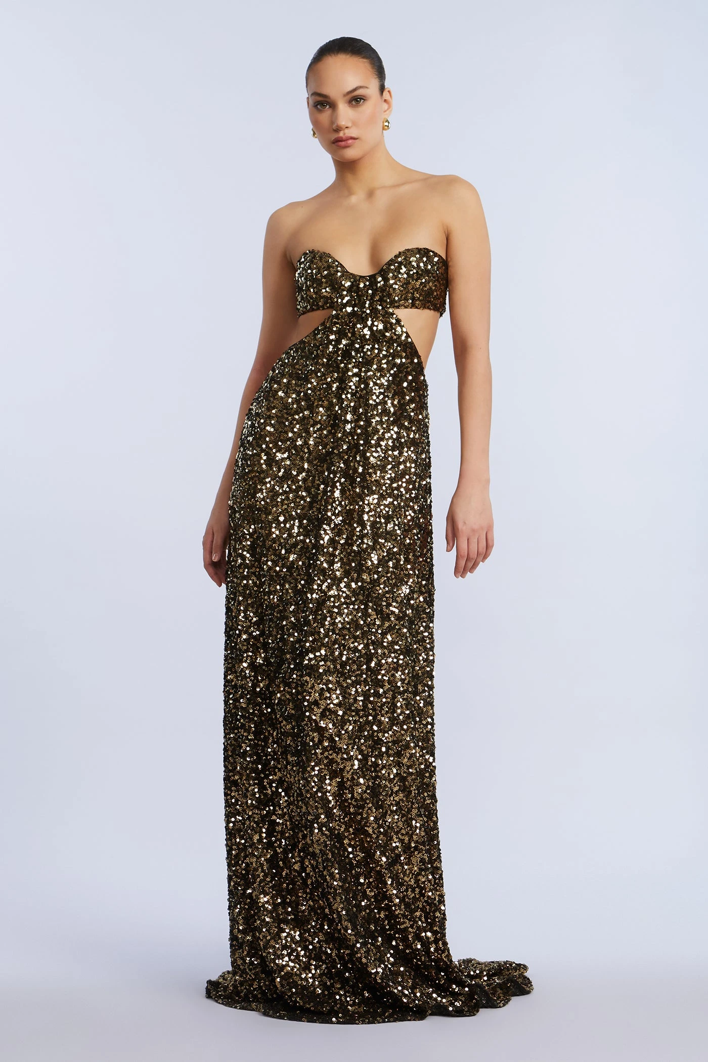 BCBGMAXAZRIA Sequin Strapless Gown 1 BCBGMAXAZRIA Sequin Strapless Gown
