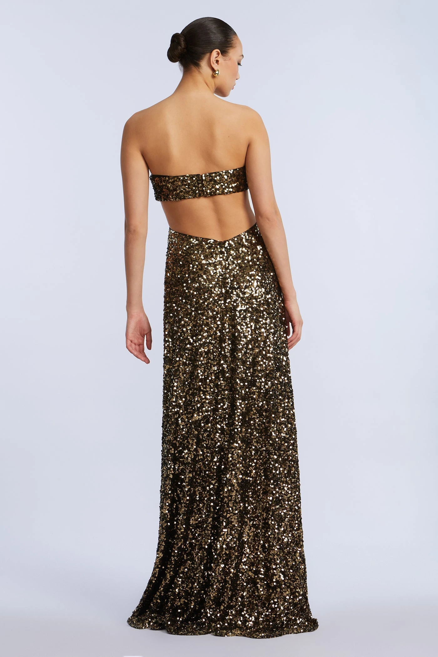 BCBGMAXAZRIA Sequin Strapless Gown 2 BCBGMAXAZRIA Sequin Strapless Gown - Image 2