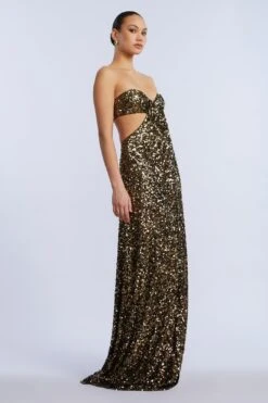 BCBGMAXAZRIA Sequin Strapless Gown 13 BCBGMAXAZRIA Sequin Strapless Gown -BCBGMAXAZRIA Shop 79114806 353 3