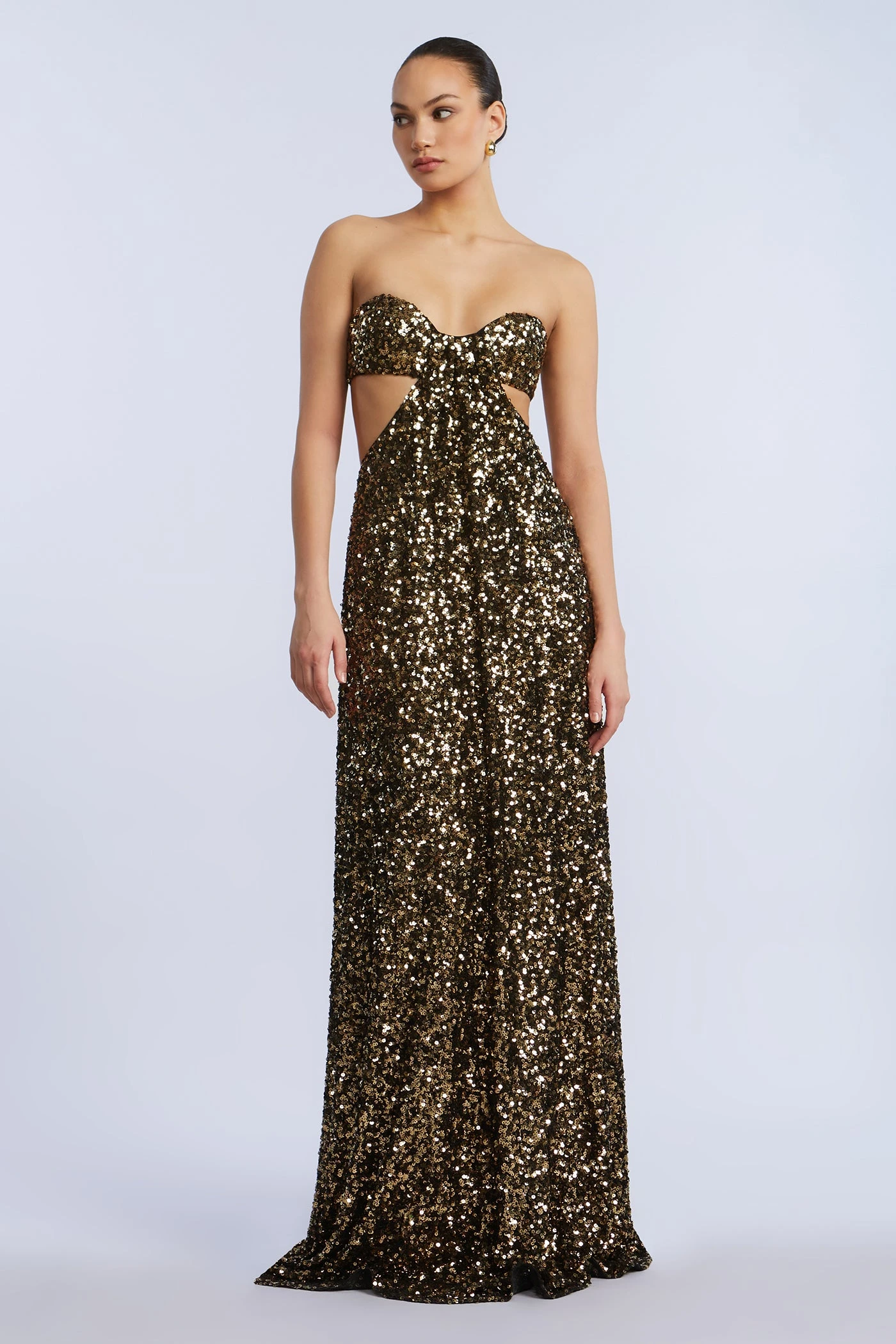 BCBGMAXAZRIA Sequin Strapless Gown 6 BCBGMAXAZRIA Sequin Strapless Gown - Image 6