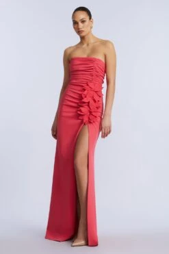 BCBGMAXAZRIA Flower Detail Gown -BCBGMAXAZRIA Shop 79114813 9381 6