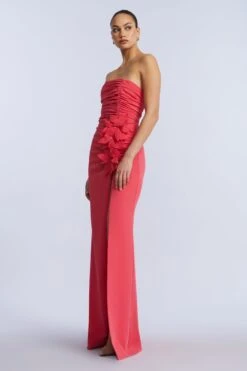 BCBGMAXAZRIA Flower Detail Gown -BCBGMAXAZRIA Shop 79114813 9381 7