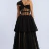 BCBGMAXAZRIA Dot Tulle Gown