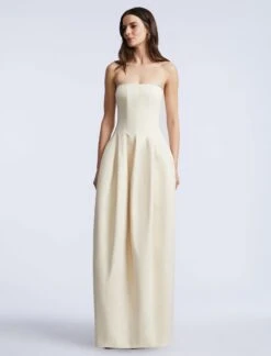 BCBGMAXAZRIA Solid Structured Gown -BCBGMAXAZRIA Shop 79114830 9244 6