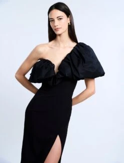 BCBGMAXAZRIA Solid Dress With Puff -BCBGMAXAZRIA Shop 79114882 199 5