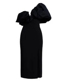 BCBGMAXAZRIA Solid Dress With Puff -BCBGMAXAZRIA Shop 79114882 199 7