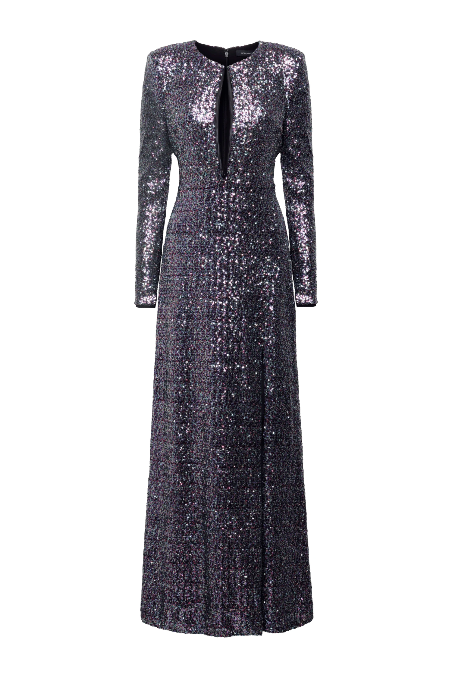 BCBGMAXAZRIA Long Sleeve Sequin Gown 10 BCBGMAXAZRIA Long Sleeve Sequin Gown - Image 10