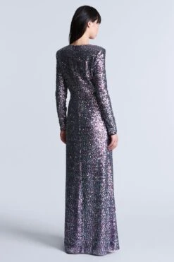 BCBGMAXAZRIA Long Sleeve Sequin Gown 16 BCBGMAXAZRIA Long Sleeve Sequin Gown -BCBGMAXAZRIA Shop 79114957 9252 7