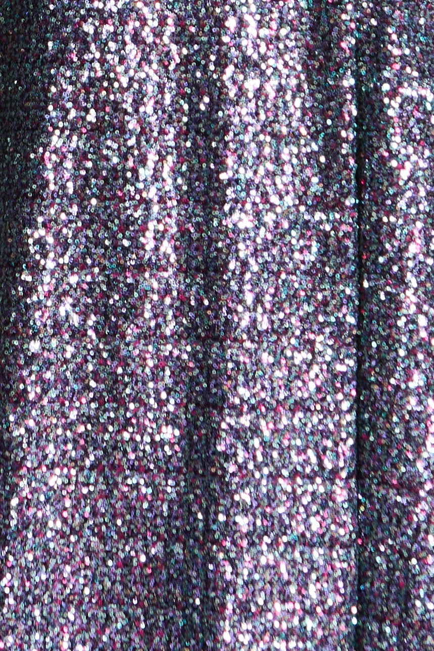 BCBGMAXAZRIA Long Sleeve Sequin Gown 9 BCBGMAXAZRIA Long Sleeve Sequin Gown - Image 9