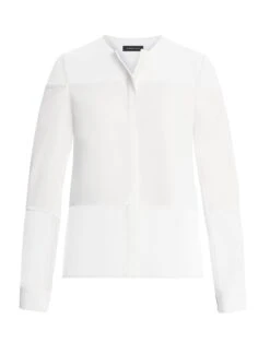 BCBGMAXAZRIA Sheer Panel Blouse -BCBGMAXAZRIA Shop 792042 9112 7